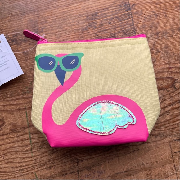 NWT Thirty-One Flamingo Cool Zip Snacker